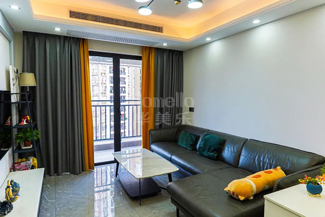 95㎡三居，靈活改造裝飾架構，塑造簡約輕便的小家